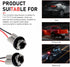 Foelony 2 T10 T13 T15 PCS Car Wiring Harness Pigtail Socket, Car LED Turn Signal Lights Harness Plugs Connector