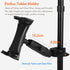Peastrex Adjustable iPad Holder for Mic Stand, Rotatable Tablet Phone Mount with Super Handle Clamp for 4 to 13.5inch