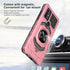 Ailiber Case for TCL 30 SE, with Screen Protector, Ring Kickstand for Magnetic Car Mount, Heavy Duty Shockproof Cover,