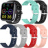 Chofit Waterproof Silicone Watch Bands - Compatible with Fitpolo IDW15 Smart Watch, Adjustable Bracelet for Men and