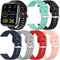 Chofit Veryfit ID208 Watch Band, Flexible Silicone Wristband for Veryfit Smart Watch Accessories Adjustable Loop