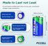 PKCELL 8-Pack CR2 850mAh Lithium Battery for Motion Sensors, CR15h270 3V