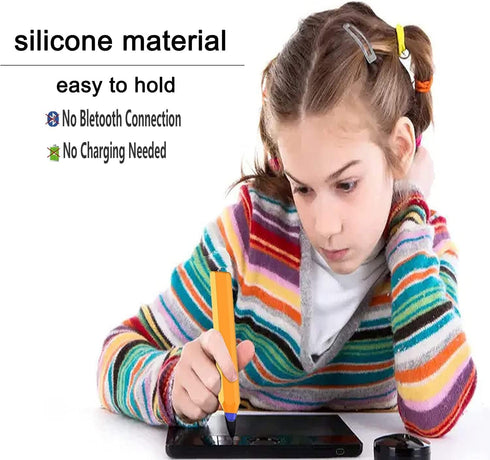 Kenkor Kid Stylus Pen for All Ages Crayon Stylus Pencil Shape Universal Capacitive Stylus Compatible