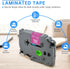 TZe-MQP35 12mm 0.47 PT-D220 PTD210 PTH110 PTH100 PTD600 PTD200 1/2 26.2 2-Pack Unismar Compatible for Brother White on