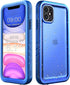 Cozycase Waterproof iPhone 11 Case - Built-in Screen Protector, Full-body Rugged Bumper, Shockproof, Dustproof, Blue