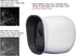 Silicone Case Skin with Dual Layer Sunshade Design, Clear Night Vision Cover, UV Weather Protection for Arlo Pro & Pro