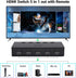 UGREEN HDMI Switch 5 in 1 Out, 4K@60Hz HDMI Splitter with Remote, 5 Port HDMI Switcher Selector for PS5/4/3 Xbox