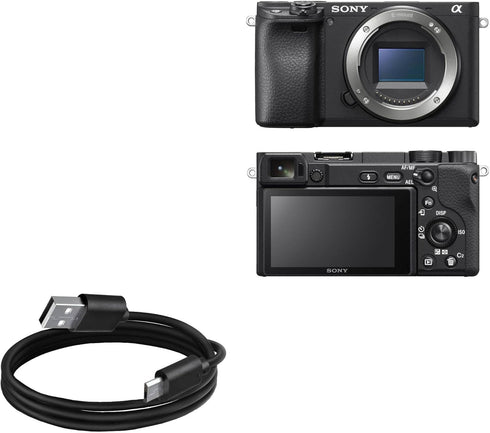 BoxWave DirectSync Cable for Sony Alpha a6400, Durable Charge and Sync
