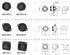 HangTon HE21 4 Pin Circular Connector Quick Disconnect Waterproof Aviation Outdoor Plug & Male Socket 21mm