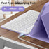 Keyboard Case for iPad 10th Generation 10.9 Inch 2022, Wireless Bluetooth with Built-in Pencil Holder, Purple