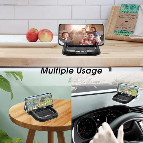 Anti Slip Pad Phone Holder for Car, Reusable Dashboard Pad with Heat Resistant Sticky Silicone Pads for Accessories
