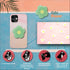 BAGDANTON Cute Flower Series Collapsible Design Phone Grip (Adhesive, Green)