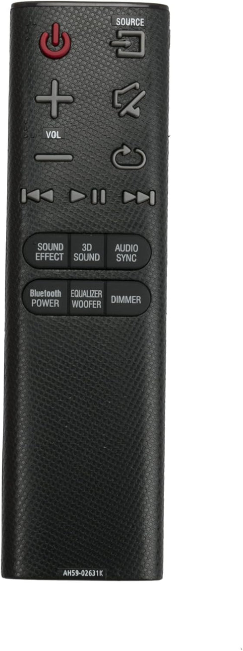 New AH59-02631K Replacement Remote Control, Compatible with Samsung AH59-02631J Sound Bar HW-HM45, HW-HM45C, HWH750