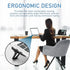 Bewudy 2 Pcs Portable Keyboard Stand, Dual Tilt Angle Adjustment, Foldable Laptop Riser, Self-Adhesive Feet for Most