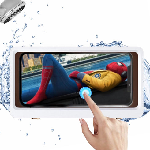 Shower Phone Case Holder, Waterproof Upgraded Phone Shower Holder, Wall Mount Bathroom Accessory