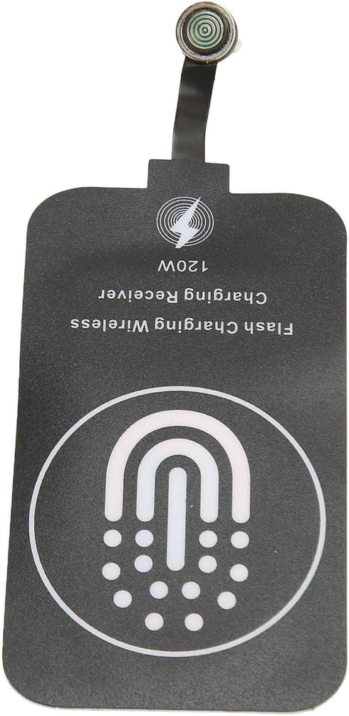 120W Type C Magnetic Charging Receiver for Galaxy A51/A40/A20E, 10W Charging Patch Magnetic Dual Purpose Sticker
