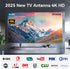 WERCHTAY 4K 1080p 16ft Channels(Style4-Rocket) TV Antenna Indoor, Antenna for Smart TV with Adhesive Base,Football