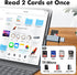 Cyberguys! 3.0 5Gbps 2-in-1 Cyberguys USB SD Card Reader, Dual USB-C & USB-A Connector, High-Speed SD/MicroSD Memory