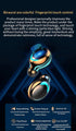 True Wireless Earbuds, 2024 Bluetooth 5.3, Waterproof Touch Control, Built-in Mic, IP7 Sport Headset - Model 4