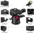 SmallRig Mini Ball Head, Tripod Head Camera 360° Panoramic with 1/4" Screw, 3/8" Thread Mount, Max Load 4.4lbs