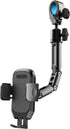 Quyee Phone Holder Car, Rear View Mirror Phone Holder - Aluminum Alloy Mount
