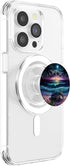 Sea Turtle PopSockets PopGrip for MagSafe, Night on the Beach Under Starry Sky