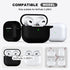 R-fun Compatible with AirPods 3 Case Cover, Silicone Protective Skin with Keychain for Apple AirPod 3rd Generation 2021