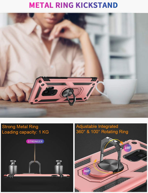 Galaxy S9 Case - Military Grade 16ft. Drop Tested Heavy Duty Cover with Magnetic Ring Kickstand, Protective Phone Case