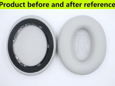 Q20 Ear Pads AIKKAUK Replacement Ear Pads for Anker Soundcore Life Q20 20BT Headphones (Gray)
