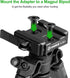 FANAUE ARCA-Swiss Bipod Adapter, ARCA-Swiss Quick Release, Arca Tripod Mount for Fanaue Tripod Heads