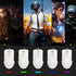 Wired Gaming Mouse - RGB Ergonomic LED Backlit USB Gamer Mouse for Windows, Mac, and Linux OS, White