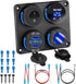 Depvko 12V USB Charger Panel with PD 30W Ports& Dual QC3.0 18W: 4