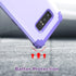 IDweel for Galaxy Note 8 Case, Purple for Women Girls, 3 in 1 Shockproof Slim Hybrid Heavy Duty Protection