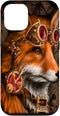 Cute Fox iPhone 14 Case - Vintage Steampunk Design for Boys & Girls - Stylish Protection for Your Device!