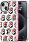 Rosarnnah for iPhone 15 Case Cute - Durable Shockproof 6.6 ft Drop Impact