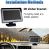 ZIMISI 4.3 Inch 12V TFT LCD Car Color Parking Aid System Monitor Display, DC Car Rearview Reverse Screen, Automotive