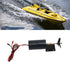 Hosi 545 50T Brushed Motor, Waterproof High Efficiency RC Underwater Thruster Impact Performance for Duck Boat (CCW)