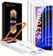 FANGTIAN 3-Pack Screen Protector for Samsung Galaxy S23 Ultra/S22 Ultra - 6.8" Film, Auto Alignment, Easy Install,