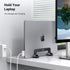 UGREEN Vertical Laptop Stand Holder for Desk, Adjustable Aluminum Stand Compatible with MacBook Pro, MacBook Air, Up to