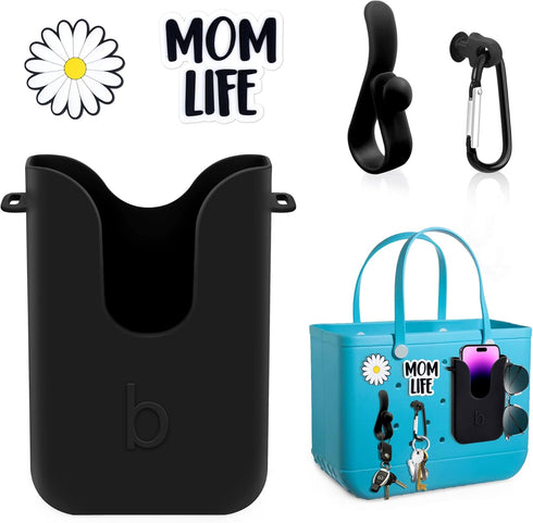 Oudizz Silicone Phone Holder Compatible with Bogg Bag, Phone Case Holder Charms Accessory