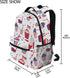 Backpacks Pack ALAZA Icecream Flag Pattern School Business Travel Hiking Camping Rucksack for Men Women Teens Kids