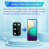 BESJMYT 2 Pack A02s A02s SM-A025U SM-A025U1 Rear Camera Lens Replacement for Samsung Galaxy Adhesive Back Camera Glass