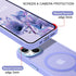 BENTOBEN Translucent Matte Magnetic Case for iPhone 14 Plus, Compatible with MagSafe, Purple Blue