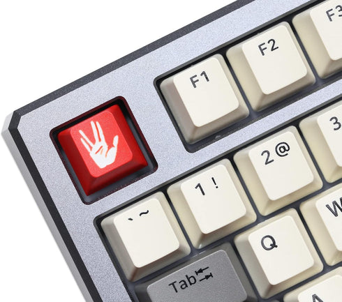 Novelty Star Live Long and Prosper Cherry Profile Dip Dye PBT Keycap for Mechanical Keyboard, Laser Etched ESC