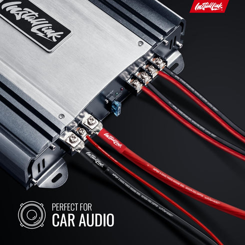 Install Link 10 AWG Gauge Speaker Wire Cable (50 Feet) for Stereo, Car or Home Theater, OFC