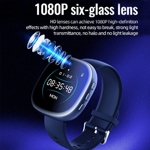 flexman Smart Watch with Digital HD 1080P Video Recorder, Noise Reduction AI Voice Activated Recorder, Built-in 300mAh