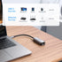 USB C to Ethernet Adapter, ABLEWE Type-C to RJ45 Gigabit Ethernet Adapter, Compatible for MacBook Pro 2017