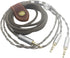 Youkamoo 8 Core Braided Silver Plated Replacement Cable for Hifiman HE4XX, 3.5mm to Dual 3.5mm Male