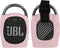 TXEsign Silicone Case for JBL Clip 4 - Portable Mini Bluetooth Speaker Protective Carrying Case (Pink)