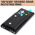 for Samsung Galaxy S24 Ultra Phone Case for Women, Crossbody Wallet Case with Credit Card Holder, Shockproof Black